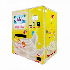 Bill Coin Operated Vending Soft Ice