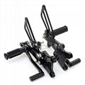 High Quality CNC Aluminum Motorcycle Rearsets 1