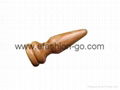 Wooden anal plug for man and women