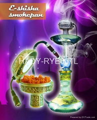 Electronic shisha-hookah smokepan