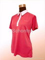 Ladies bamboo golf polo shirt