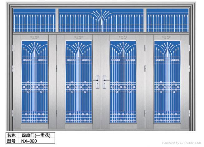 Jinan factory direct high-quality low-cost stainless steel door door