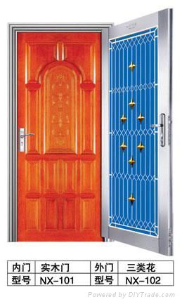 Foshan JINAN Stainless Steel Door Set Door