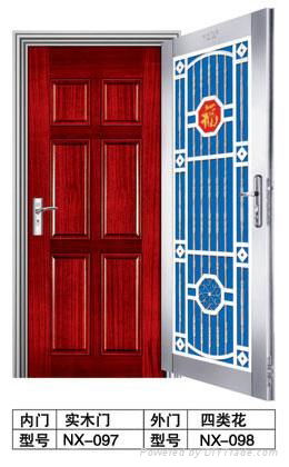 Foshan JINAN Stainless Steel Door Set Door 4