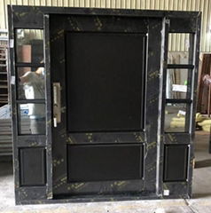 佛山吉南不鏽鋼門廠製造不鏽鋼黑色門