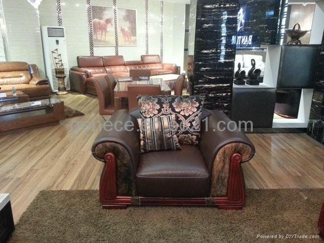 Classical Leather Sofa Couch China Furniture Factory 2