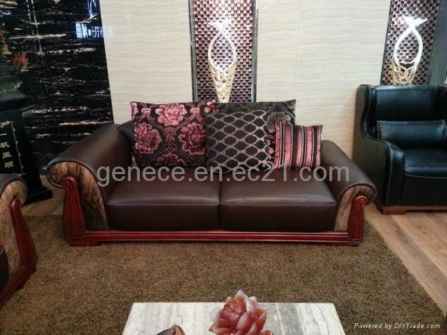 Classical Leather Sofa Couch China Furniture Factory 3