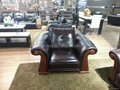 Classical Leather Sofa Chaise High Quality Hotel Reception Sofa 3
