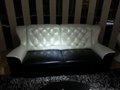 Modern Black And White Sofa Set Leather Sofa 3