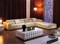 European Modern Corner Sofa Genuine Leather Sofa 1