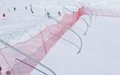 Skiing field protection netting