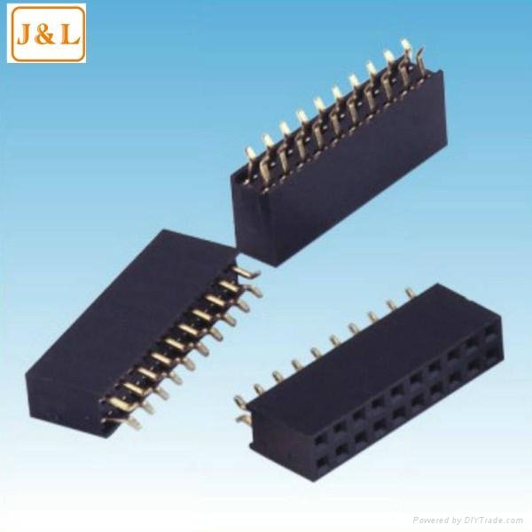 2.54mm 2*10P  Female header connector SMT connector  2