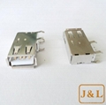 USB A Type female side contact Connector