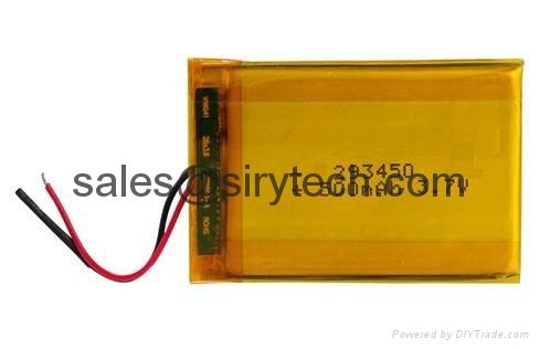 Lithium polymer battery 401020 65mAh for MP3 2
