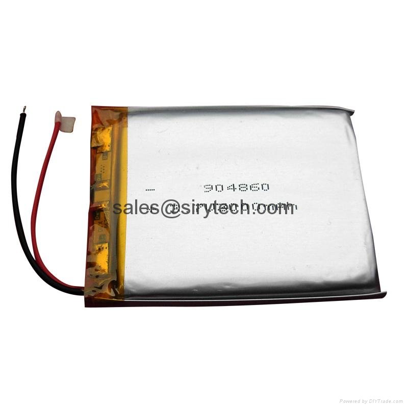 Polymer Li-ion battery pack 301220 40mAh 3.7V  3