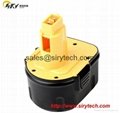 12V Ni-CD replaces Power Tool Battery for Dewalt 152250-27 397745-01 DC9071