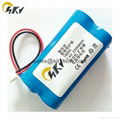 7.4V 18650 2200mAh 2600mAh 3000mAh Cylindrical Li-ion Battery Pack 1