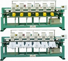 6 heads computerized embroidery machine for cap & t-shirt