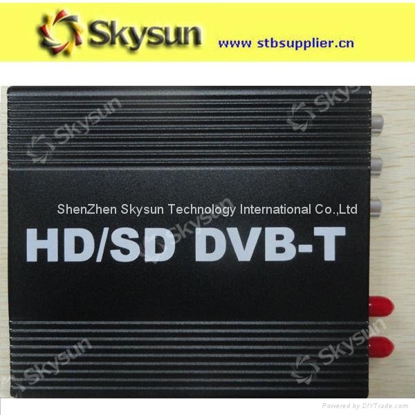 High Definition Digital TV Receive car DVB-T Support HDMI output 2