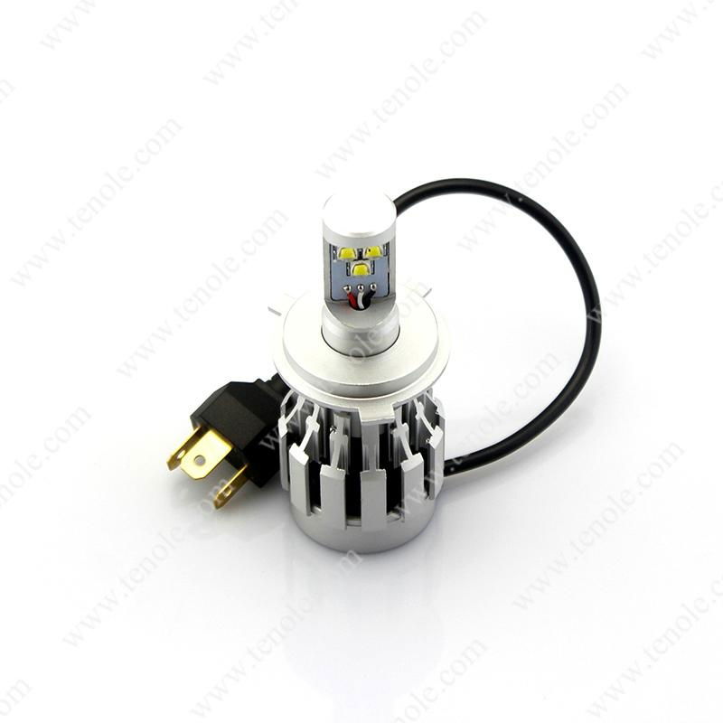 Tenole 20W CREE-XM-L2 LED Headlights H4 H/L 3000LM 6500K