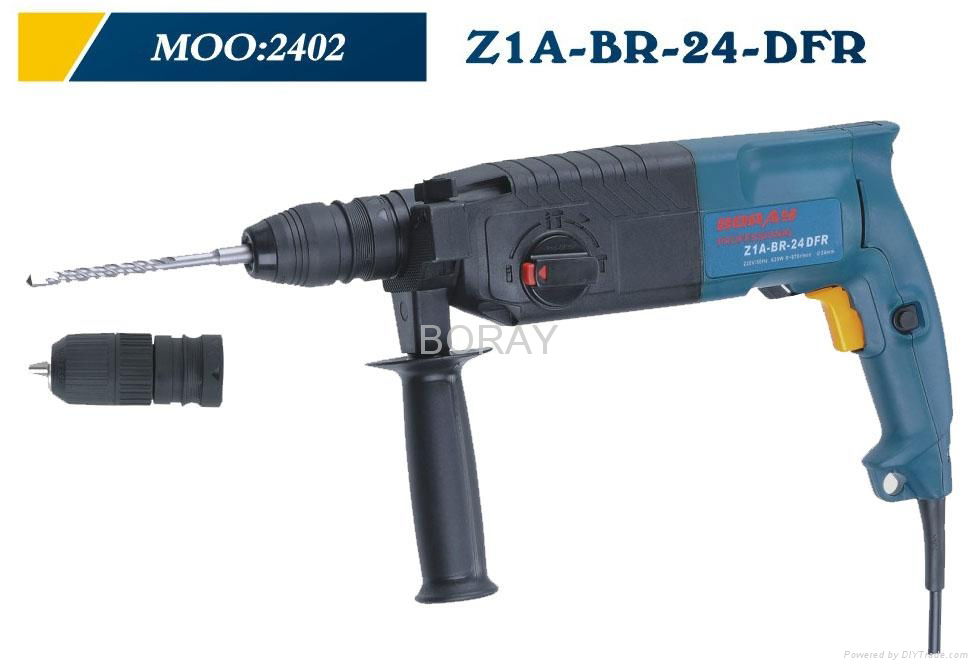 Powerful Rotary Hammer 24mm DFR in BOSCH type 2