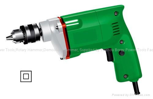 Aluminum Head Electric Drill 10mm 300W (BR-ED001) 2