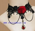 Fashion gothic lace necklaces