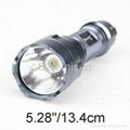 Romisen RC-G4 160 lumens 3-mode CREE XR-E Q3 LED flashlight