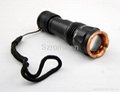 Romisen zooming flashlightRC-C6 120 lumens with  CREE Q3 led(1*CR123 battery)