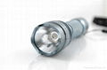 Romisen RC-B12 130 lumens 2-mode flashlight with 1*CREE Q3 LED and 2*3mm UV led