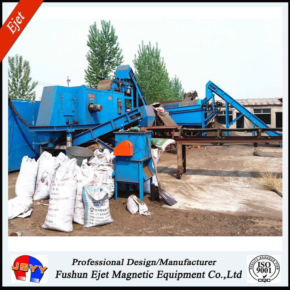 Eddy current separator for Waste recycling
