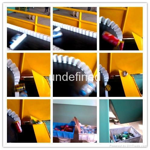 eddy current equipment for separates aluminum parts (Al-cans) 3