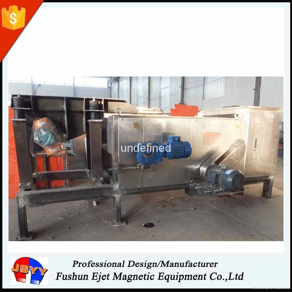 eddy current separation of non-ferrous from car recycling application