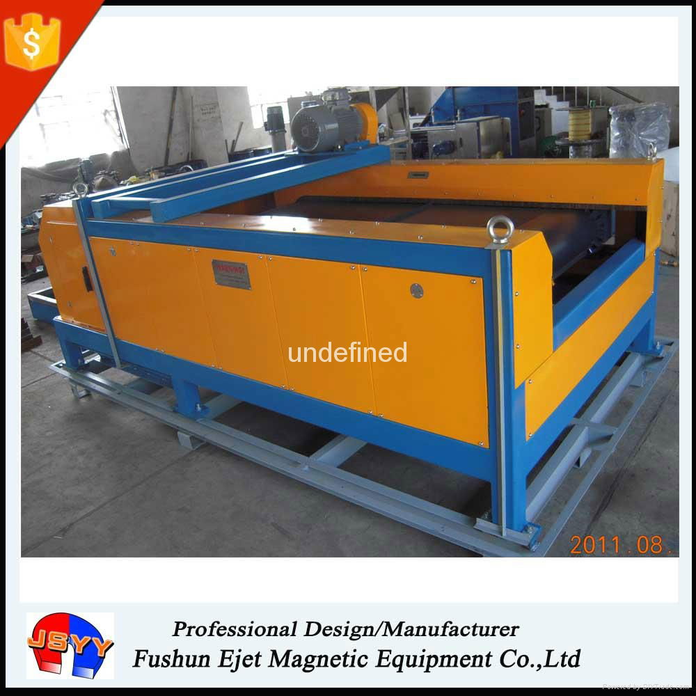 Eddy current non-ferrous dross separator for aluminum molding sand scraps