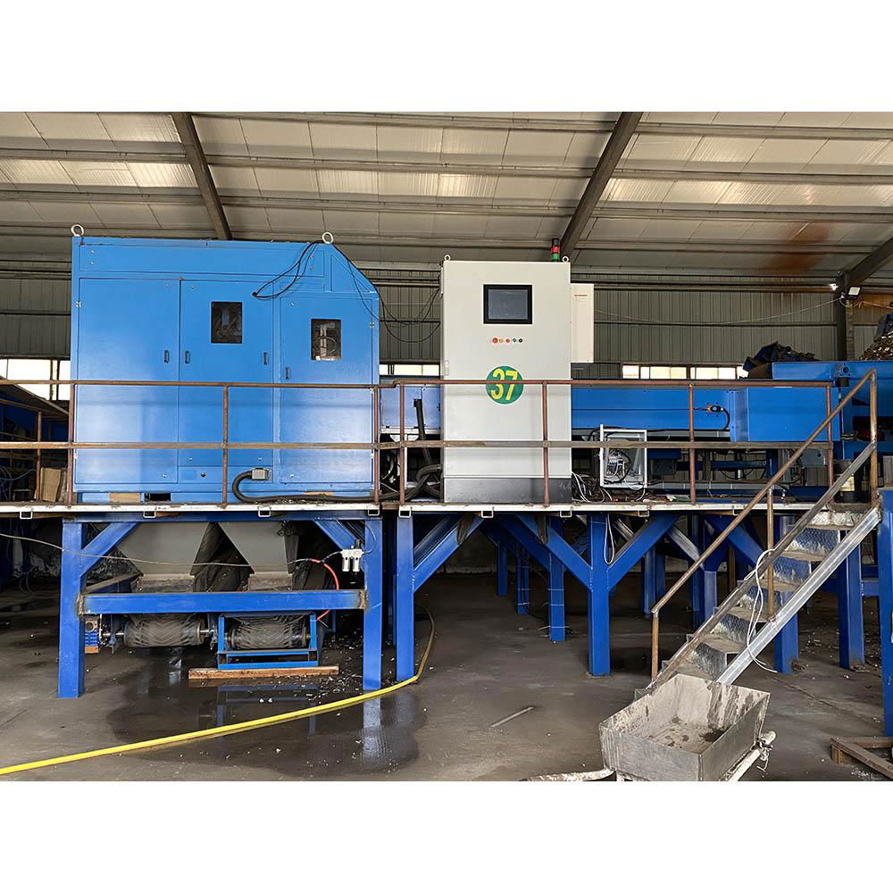 metal recycling system for crushed Electrical&Electronic e waste scraps process 2