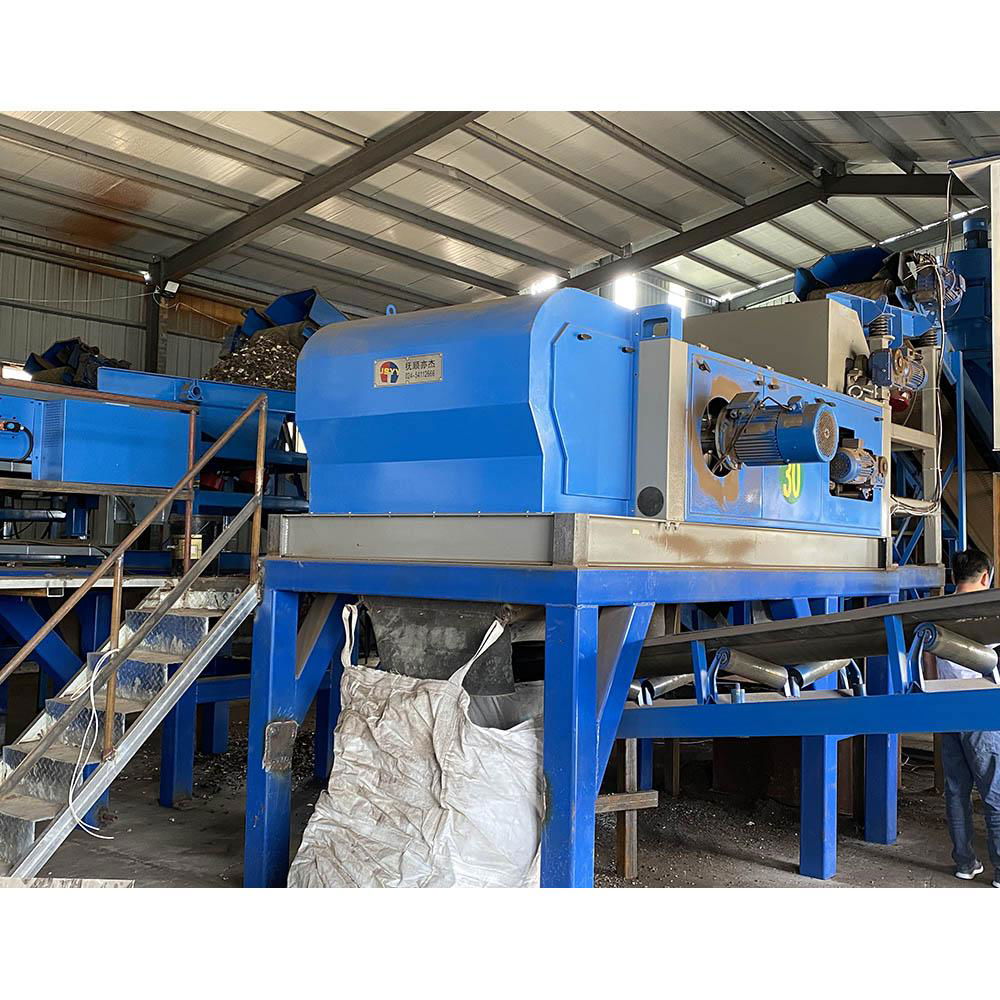 metal recycling system for crushed Electrical&Electronic e waste scraps process 4