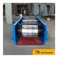 hanging magnetic separator above conveyor for iron attraction  7