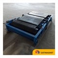 Continous durable high-impact crossbelt over-conveyor magnetic separator