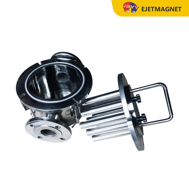 Permanent magnet 12000 Gauss 304 stainless steel fluid pipeline iron remover 1