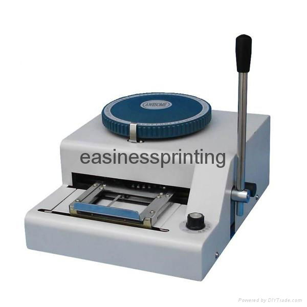 PVC card number embosser