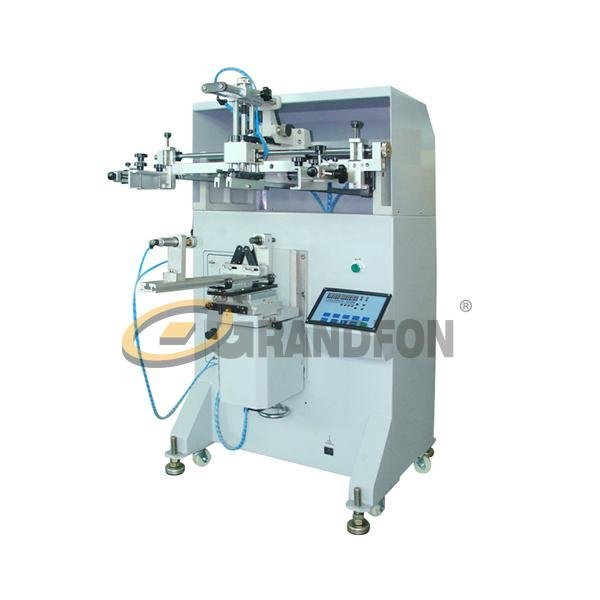 Plastic bottles pneumatic silk screen printing machine for sale