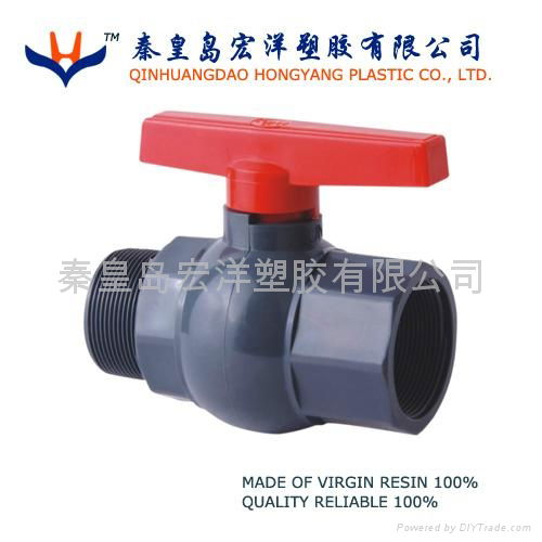 pvc octagonal internalexternal ball valves