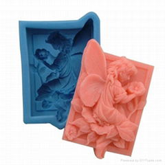 silicone rubber DIY fairy soap mold 