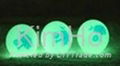 Novelty flourescent golf ball glow golf
