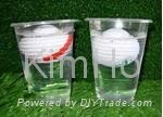 Two pieces floating golf ball