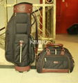  golf bag and golf clothes bag 1