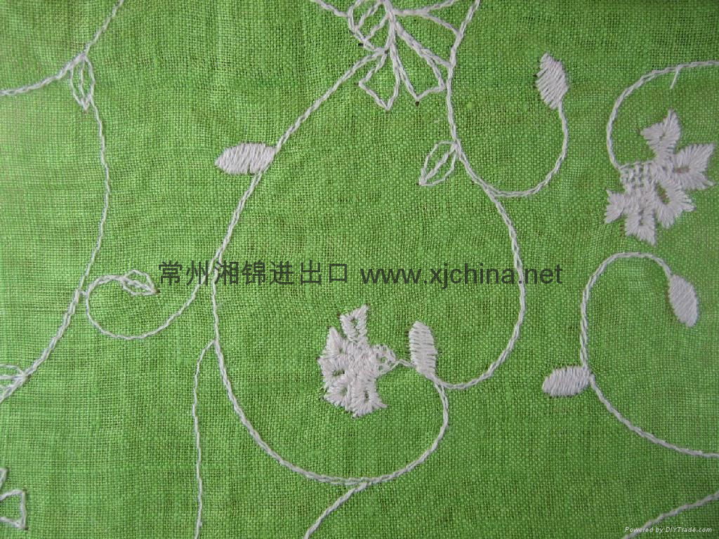 100% Linter fabric Embroidery