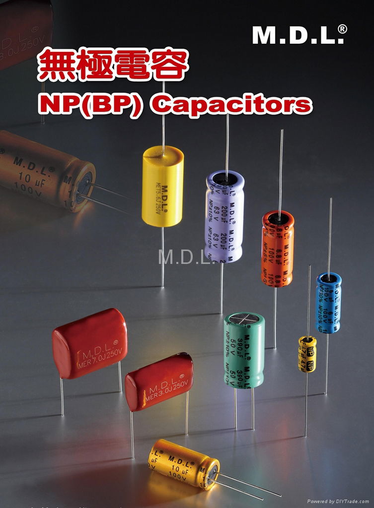 NP , BP Aluminum Electrolytic Capacitors - NP BP - M.D.L. (China  Manufacturer) - Capacitor - Electronic Components Products - DIYTrade China