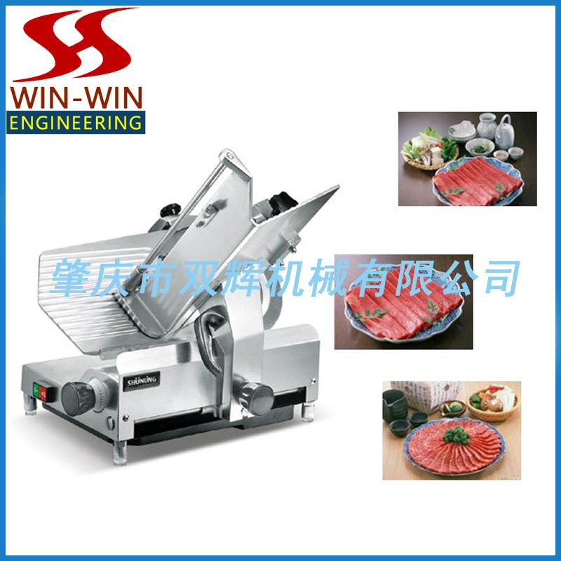 Semi-automatic meat slicer