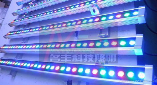 full color 30W LED wall washer lamp with DMX512 controller 5